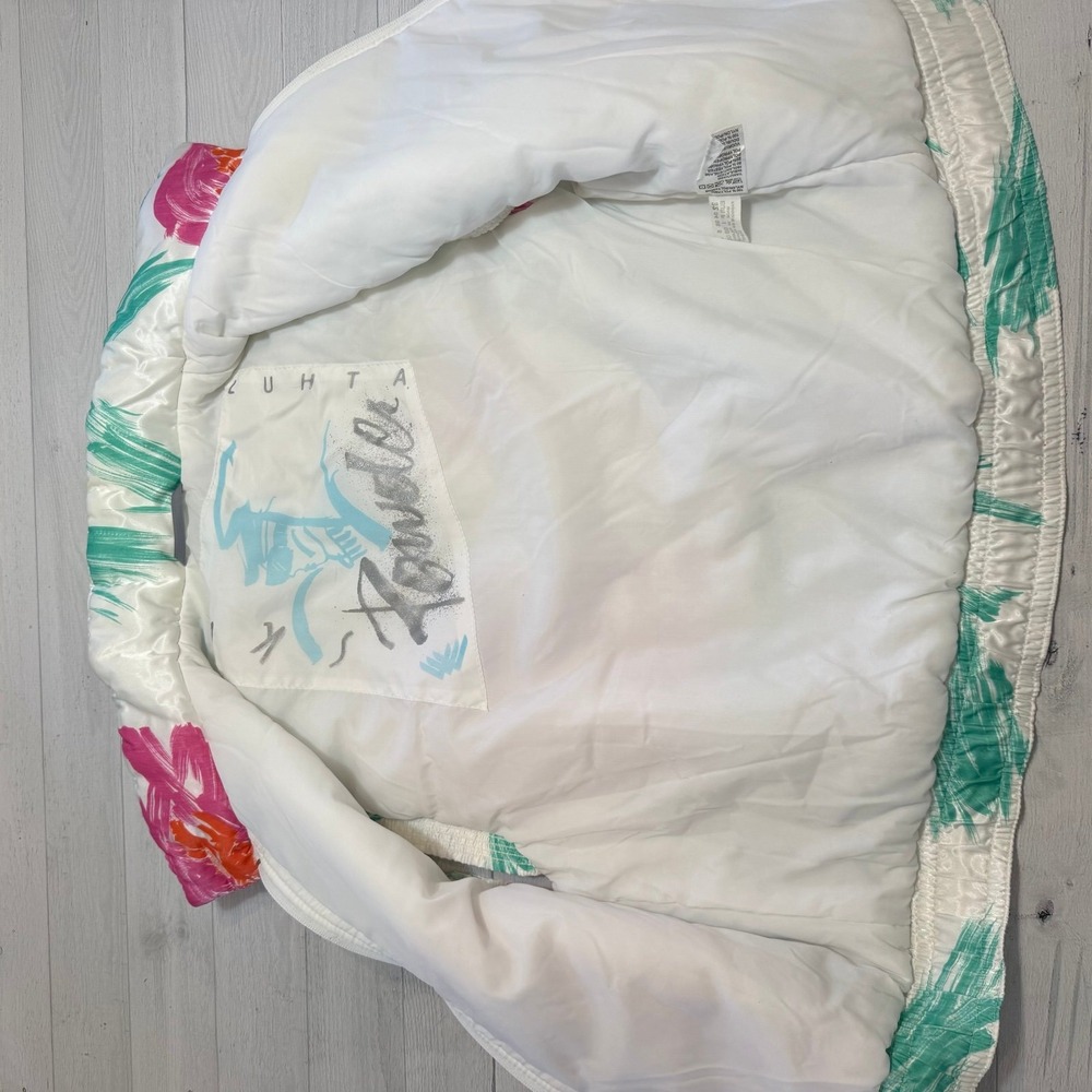 Vintage‎ 90s Luhta powder abstract colorful pattern vest - Picture 4 of 10